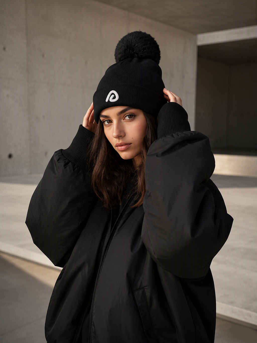 Bonnet à pompon